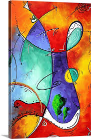 Free At Last Bold Colorful Abstract Art Wall Art Canvas Prints Framed Prints Wall Peels Great Big Canvas Finally an affordable wall art option! free at last bold colorful abstract art solid faced canvas print