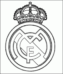 Real Madrid Logo Coloring And Activity Page Real Madrid Logo Coloring Pages Sports Coloring Pages