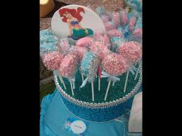 The Little Mermaid Oreo Pops Mermaid Party Favors Little Mermaid Parties Birthday Theme