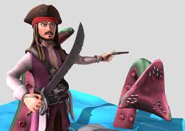 Sea of thieves has switched to a seasonal model, updating the game every three months with a rewards track. Artstation Captain Jack Sparrow Sea Of Thieves Inspired Gareth Standfield