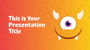 Use the table feature to lay out text and images on each side of your brochure. Colorful Monsters Free Powerpoint Template Google Slides Theme