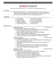 Professional Warehouse Worker Resume Examples Inventory Management Livecareer
