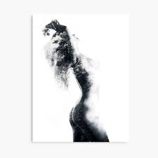 Manta for Sale con la obra «Bellas artes desnudo del cuerpo de la mujer con  árboles y hojas expuestas en él» de AwenArtPrints 