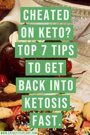 The fastest way to get back into ketosis is to add zero carbs until you are back to making ketones. How To Get Back Into Ketosis Fast After A Cheat Day Ketosis Fast Keto Diet Recipes Keto Diet