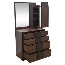 This console showcases three drawers with breakfront detailing, and stands atop six slim, turned legs for traditional appeal. Brown Wooden Drawer Cum Dressing Table Charu Furniture Id 20790746348