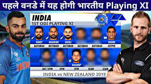 But the new zealand cricket team will also be without skipper kane williamson in the first two games. Playing 11 India Vs New Zealand 1st Odi 2019 India S Predicted Playing Xi For 1st Odi Youtube