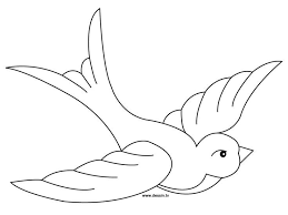 dessin facile hirondelle bird template art drawings for kids coloring pages coloriage de menuiserie