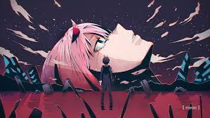 Download the background for free. Hd Wallpaper Anime Darling In The Franxx End Of Evangelion Hiro Darling In The Franxx Wallpaper Flare