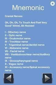 Cranial Nerves Mnemonic Nursing Mnemonics Cranial Nerves Mnemonic Cranial Nerves