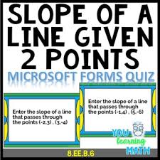 Keep tabs on your points and earn while gaming or shopping by downloading the microsoft rewards app to your xbox console. Finding The Slope Of A Line Given 2 Points Microsoft Forms Quiz 24 Problems