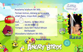 7100 Contoh Undangan Ulang Tahun Anak Via Whatsapp Terbaru Contoh Undangan