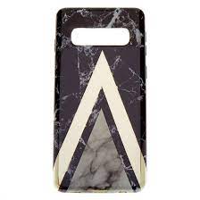 Claire's phone cases for samsung. Black Geometric Marble Phone Case Fits Samsung Galaxy S10 Claire S