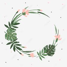 You can use them for free. Gambar Bingkai Bulat Daun Dan Bunga Tropis Tropis Daun Bingkai Png Dan Vektor Dengan Latar Belakang Transparan Untuk Unduh Gratis