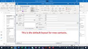 Download free printable business card templates for microsoft word. Business Card Template And New Contact Template Defaults Microsoft Community