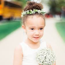 Black girl hairstyles are a contributing factor. Flower Girl Martha Stewart Weddings