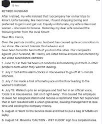 Usually a friendly letter goe the definition of a friendly letter is an informal written correspondence with someo. Kmart Husband Banned From Store In Funny Letter