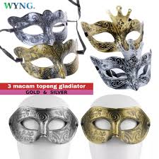 Gambar topeng mata untuk pesta. Beli Topeng Pesta Gladiator Setengah Wajah Queen And King Carnival Half Face Cosplay Party Mask Mata Seetracker Indonesia
