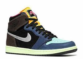 The insole comes in a vibrant shade of pink, while the midsole is killing it in lime green. Nike Air Jordan 1 Retro High Gs Tokyo Bio Hack Athletic Sneakers For Boys Size 7 Multicolor For Sale Online Ebay
