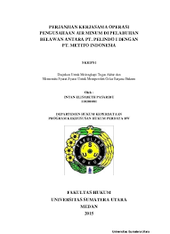 Daya maju (samindo), last port port klang. Top Pdf Perjanjian Kerjasama Operasi Pengusahaan Air Minum Di Pelabuhan Belawan Antara Pt Pelindo I Dengan Pt Metito Indonesia 123dok Com