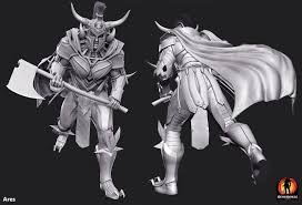 Ares Injustice Gods Among Us Solomon Gaitan On Artstation At Https Www Artstation Com Artwork Npaj Character Art Art Zbrush Character