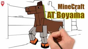 Minecraft At Boyama Ve Cizim Sayfasi Cocuklar Icin Nasil Yapilir Boyama Kitaplari Minecraft Cizim