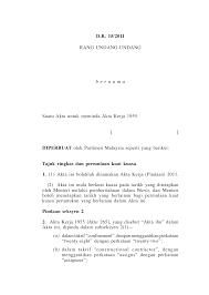 Kula segaran berkata, kementerian akan meminda akta tersebut dalam usaha memperluaskan perlindungan dan hak seorang pekerja yang gaji di bawah rm2,000. Https Www Parlimen Gov My Files Billindex Pdf 2011 Dr152011 Pdf