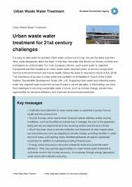 .design and construction of the industrial effluent treatment system to collect and treat the industrial effluent or mixed effluent generated within the premises in strict compliance with the specifications as specified in the guidance document on the design and operation of industrial. Urban Waste Water Treatment For 21st Century Challenges European Environment Agency