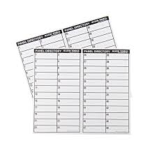Free circuit breaker panel label template electrical directory free format Wire Markers Household Electric Panel W Directory 56255 Klein Tools For Professionals Since 1857