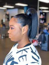 Despite cutting through the hair tie and having to start over. Bob Ponytails For The Win The Rave Hair Salon Boutique Facebook