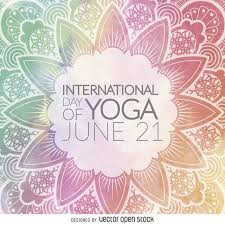 El yoga en sí es una práctica física, mental y espiritual que se originó en la india hace unos 6.000 años. International Day Of Yoga Mandala Free Vector Yoga Day International Yoga Day Yoga International