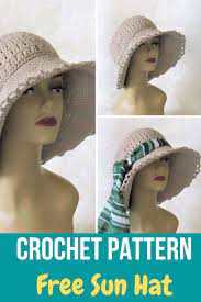 Crochet Sun Hat Free Pattern No Wire Crochet Dreamz Crochet Sun Hat Free Pattern Crochet Sun Hat Crochet Hats Free Pattern