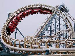 Corkscrew Flamingo Land Roller Coaster Amusement Park Theme Park