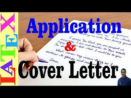 Is a cover letter required?. Latex Cover Letter Jobs Ecityworks