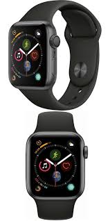Apple Watch Series 4 Gps 44mm Space Gray Case With Black Sport Band Mu6d2ll A 190198843487 Ebay Apple Watch Apple Watch Fitness Smart Watch Apple