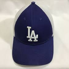 La Dodgers New Era 39thirty S M Diamond Royal Blue White Mesh Fitted Cap Newera Baseballcap Dodgers Fitted Caps La Dodgers New Era 39thirty