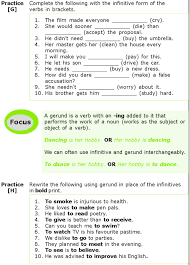 For exercises, you can reveal the answers first (submit worksheet) and print the page to have the exercise and the answers. Grade 7 Grammar Lesson 4 Verbs Non Finite Forms Grammar Lessons Easy English Grammar Grammar
