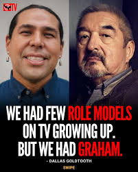 Dallas Goldtooth puts Graham Greene's legacy into words we'll never forget.  🕊️ Which role will you remember Graham Greene by? (via @dallasgoldtooth)