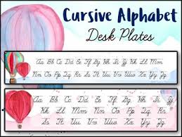 Cursive Alphabet With Arrows Worksheets Teaching Resources