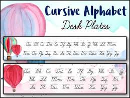 cursive alphabet with arrows worksheets teaching resources