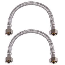 Eastman 48301 Stainless Steel Faucet Connector, 3/8