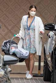Katharine Mcphee 37 And David Foster 71 Step Out For The First Time With Son Rennie Daily Mail Online