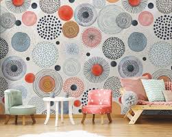 Discover how to decorate with one of the zestiest hues on the spectrum. Amazon Com Murwall Abstract Wallpaper Colorful Circle Wall Mural Gray Orange Shape Wall Print Geometric Modern Murals Livingroom Childroom Youngroom Handmade