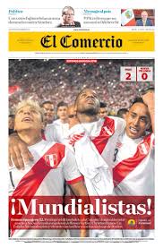 En la misma ceremonia los nuevos comienzos llegan siempre con nuevos retos, y mi labor desde el ministerio de comercio será continuar contribuyendo al desafío más importante que hoy atraviesa el gobierno nacional, trabajar. El Comercio On Twitter Hola Peru Hoy En Portada De El Comercio La Noticia Que Hemos Esperado Publicar Por 36 Anos Mundialistas Lee Estas Y Otras Noticias En Nuestra Version Impresa Aqui