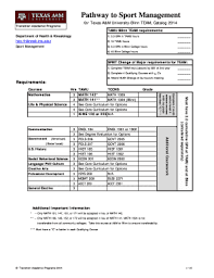 Of course, the exact opportunities available may be dictated by the degree students have. Fillable Online Blinnteam Tamu Pathway To Sport Management Texas A M Blinn Team Program Blinnteam Tamu Fax Email Print Pdffiller