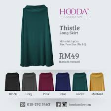 In summer most girls tend to lighten up their clothes because of the hot weather.cotton is the favorite fabric in summer; 7 Thistle Long Skirt Skirt Muslimah Ideas Long Skirt Muslimah Fit S