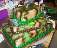 Army cap cake i made this cake for my niece's graduation from basic training. Coolest Homemade Camouflage Cakes