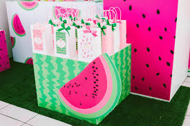 Free shipping with zblack · 100,000+ curated designs Kara S Party Ideas One In A Melon Modern Watermelon Birthday Party Kara S Party Ideas