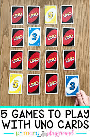 We have what you need and more. 5 Math Games To Play With Uno Cards Primary Playground