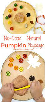 How To Make The Best Natural No Cook Pumpkin Playdough Recipe Pumpkin Playdough Recipe No Cook Playdough Recipe Homemade Playdough Recipe