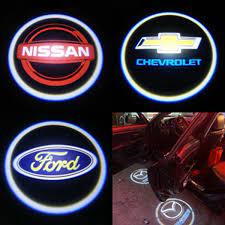 Car logo keychain crystal light changing car keyring color led light gift box. Auto Car Truck Door Projector Led Logo Lights Drill In Type Mr Kustom Auto Accessories And Customizing